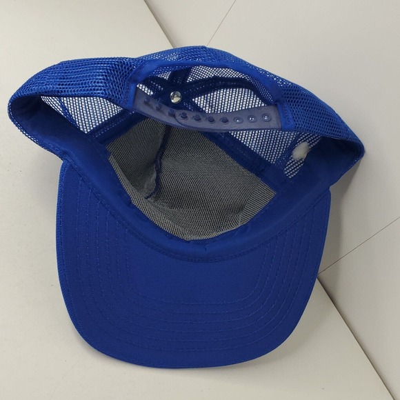 VTG 80s Marshalltown Construction Company Snapback Cap Mesh Trucker Hat Foam USA - Picture 6 of 9